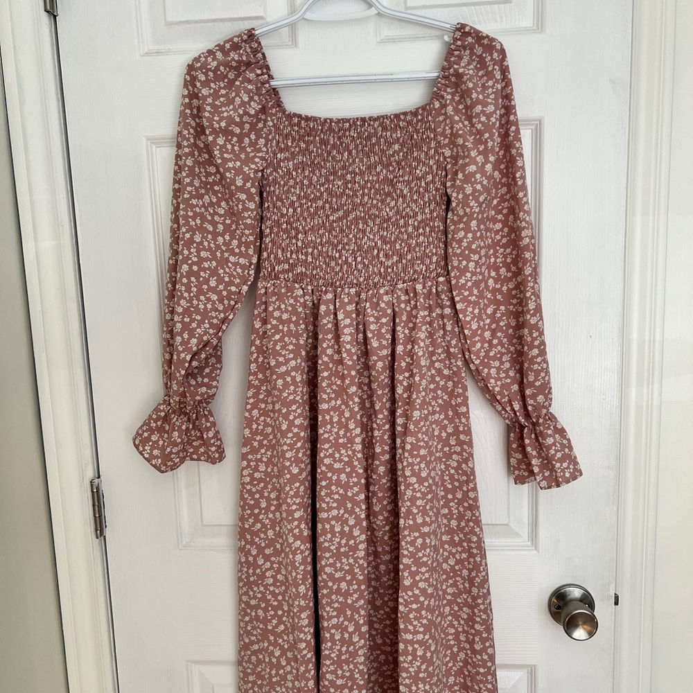 Floral midi dress